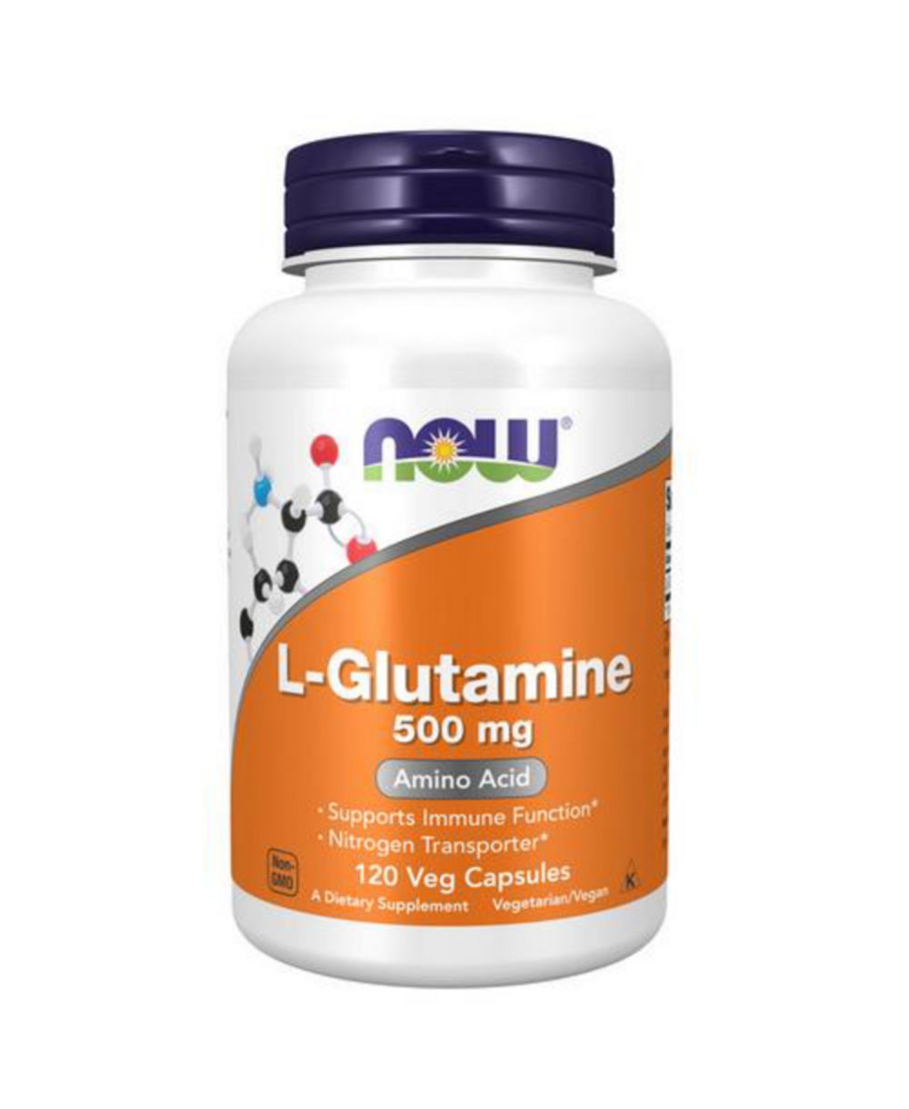 Добавка Now Foods L-Glutamine, 500 mg, 120 Caps