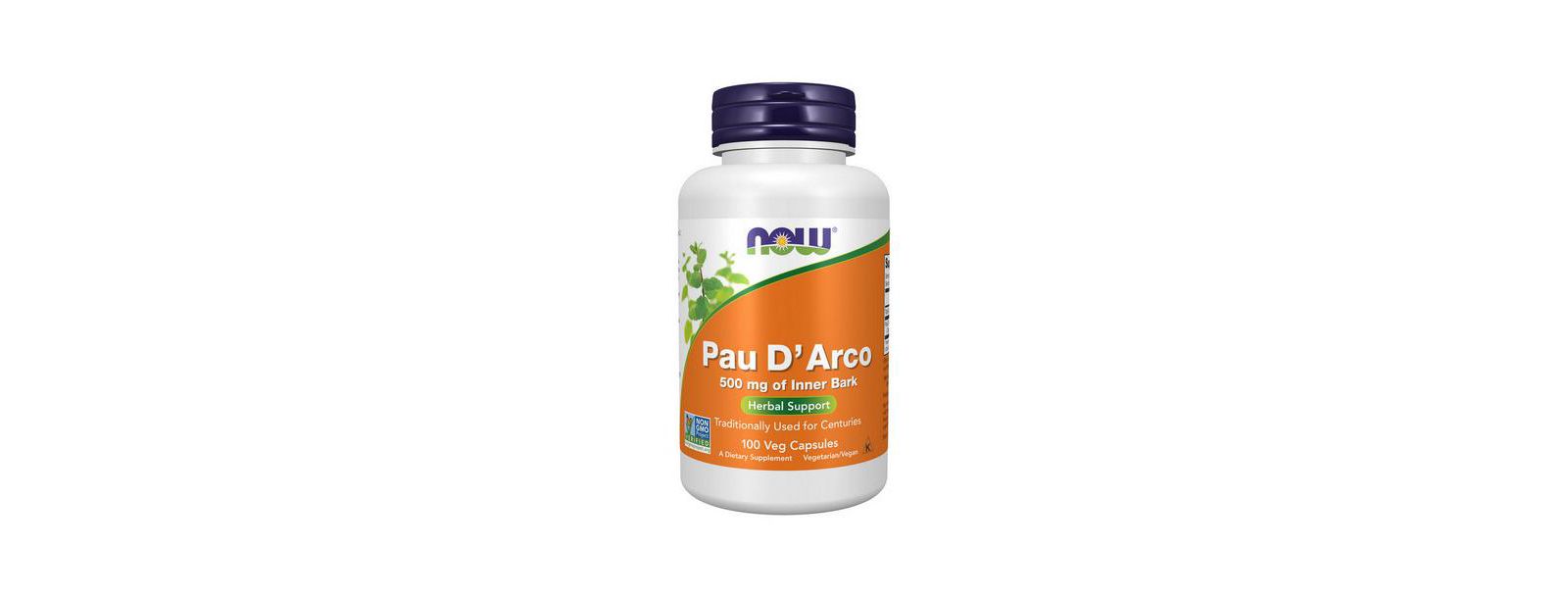 БАД Now Foods Pau D' Arco, 500 mg, 100 капсул