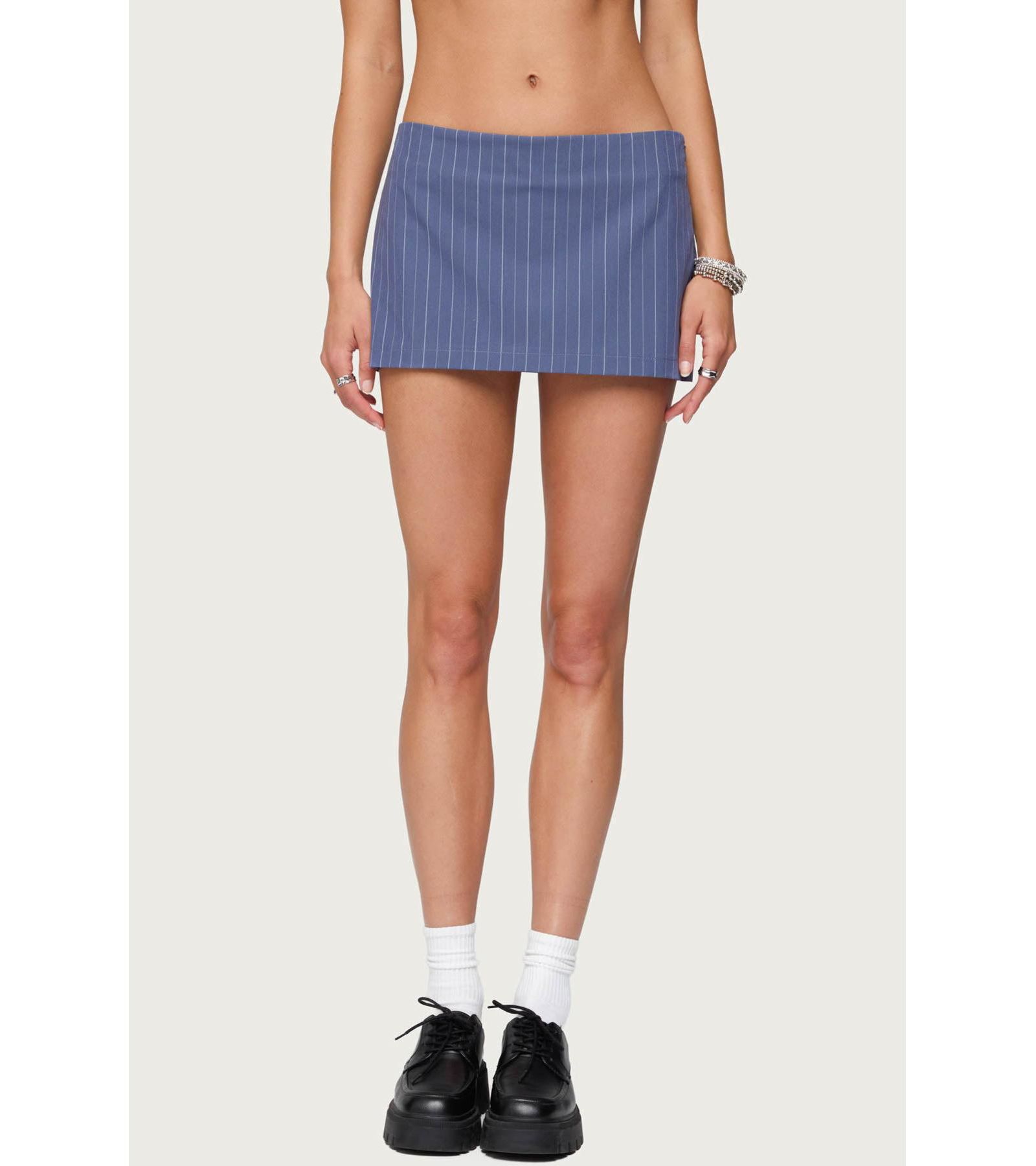 Edikted Women's Frankey Pinstripe Mini Skort