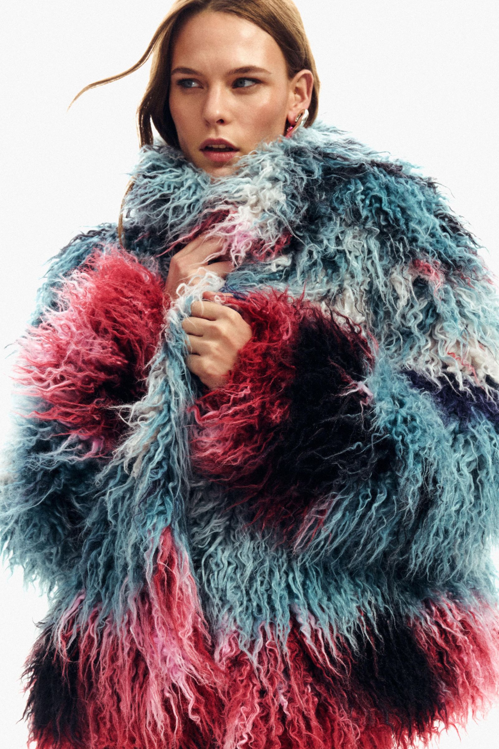 Desigual Women's Coat designed by Mr. Christian Lacroix