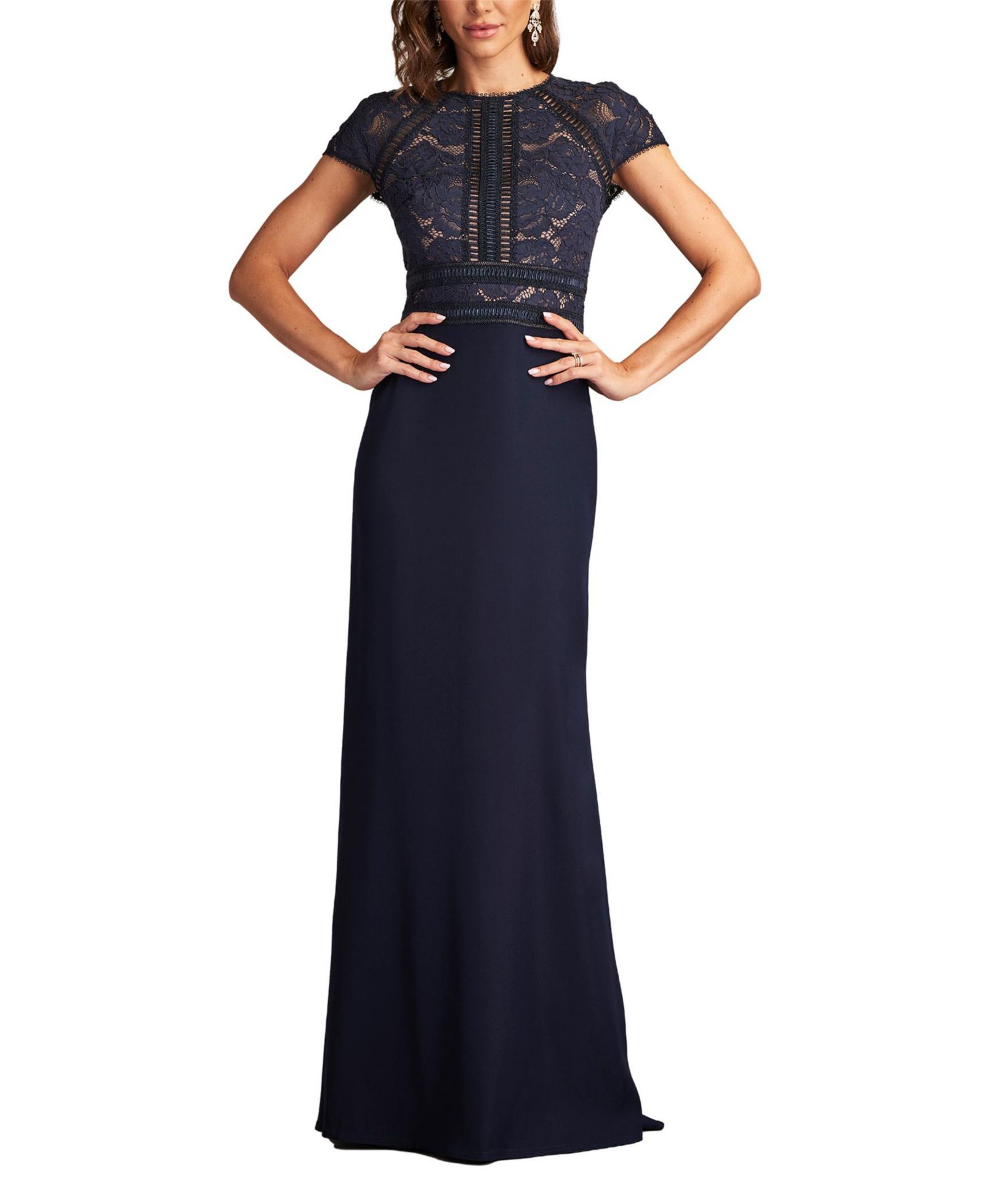 Вечернее платье Tadashi Shoji Women's Catrine Lace Bodice Gown