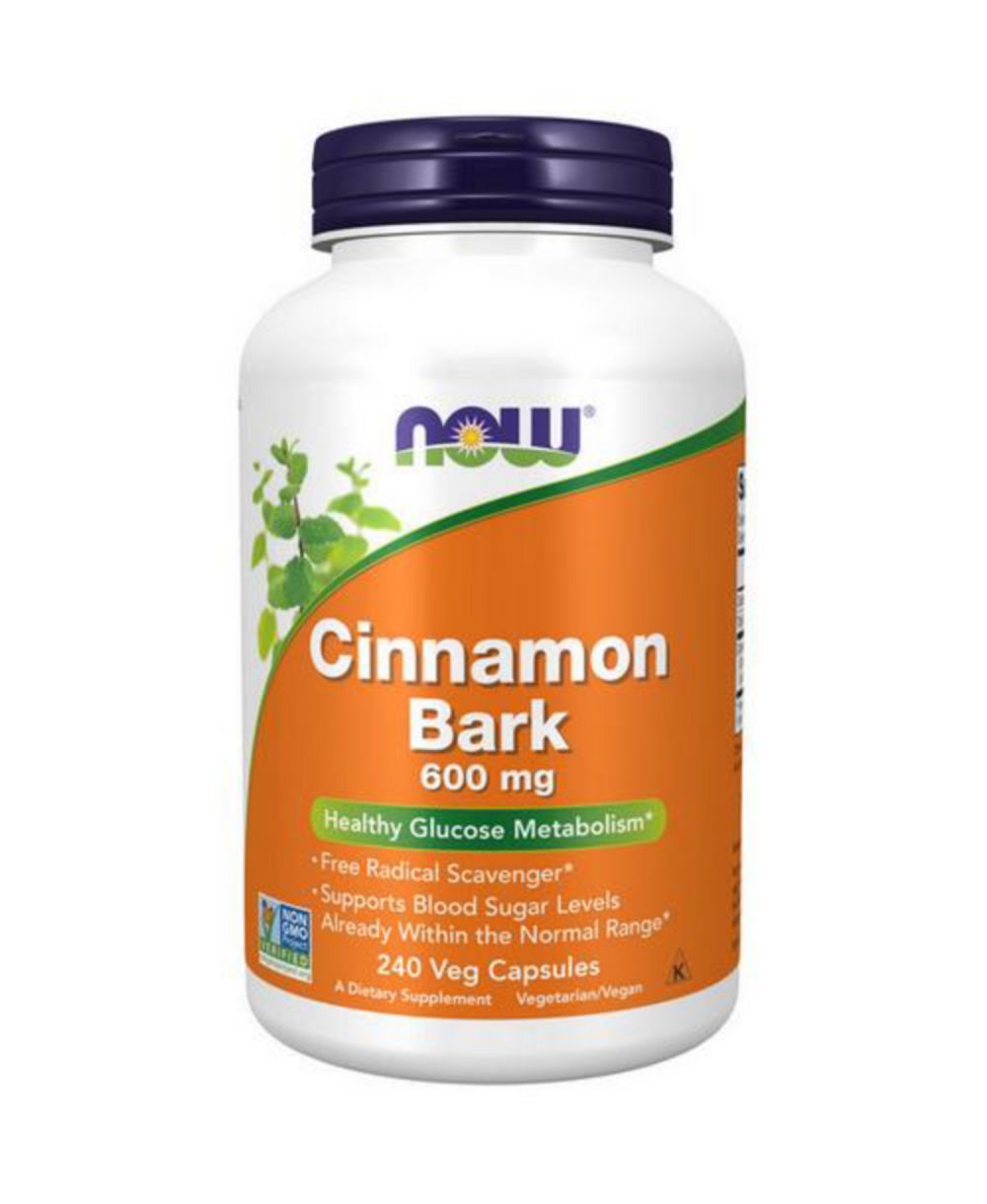 Добавка Now Foods Cinnamon Bark, 600 mg, 240 Caps