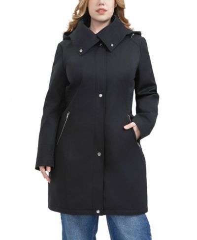 Женский непромокаемый анорак BGSD Camila Plus Size с капюшоном
