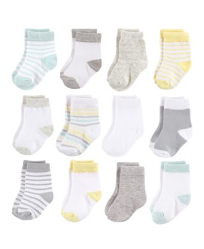 Детские носки Hudson Baby Plush Cotton-Blend Terry Crew