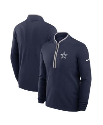 Nike Men's Navy Dallas Cowboys Lightweight Victory Performance Half-Zip Pullover Sweatshirt