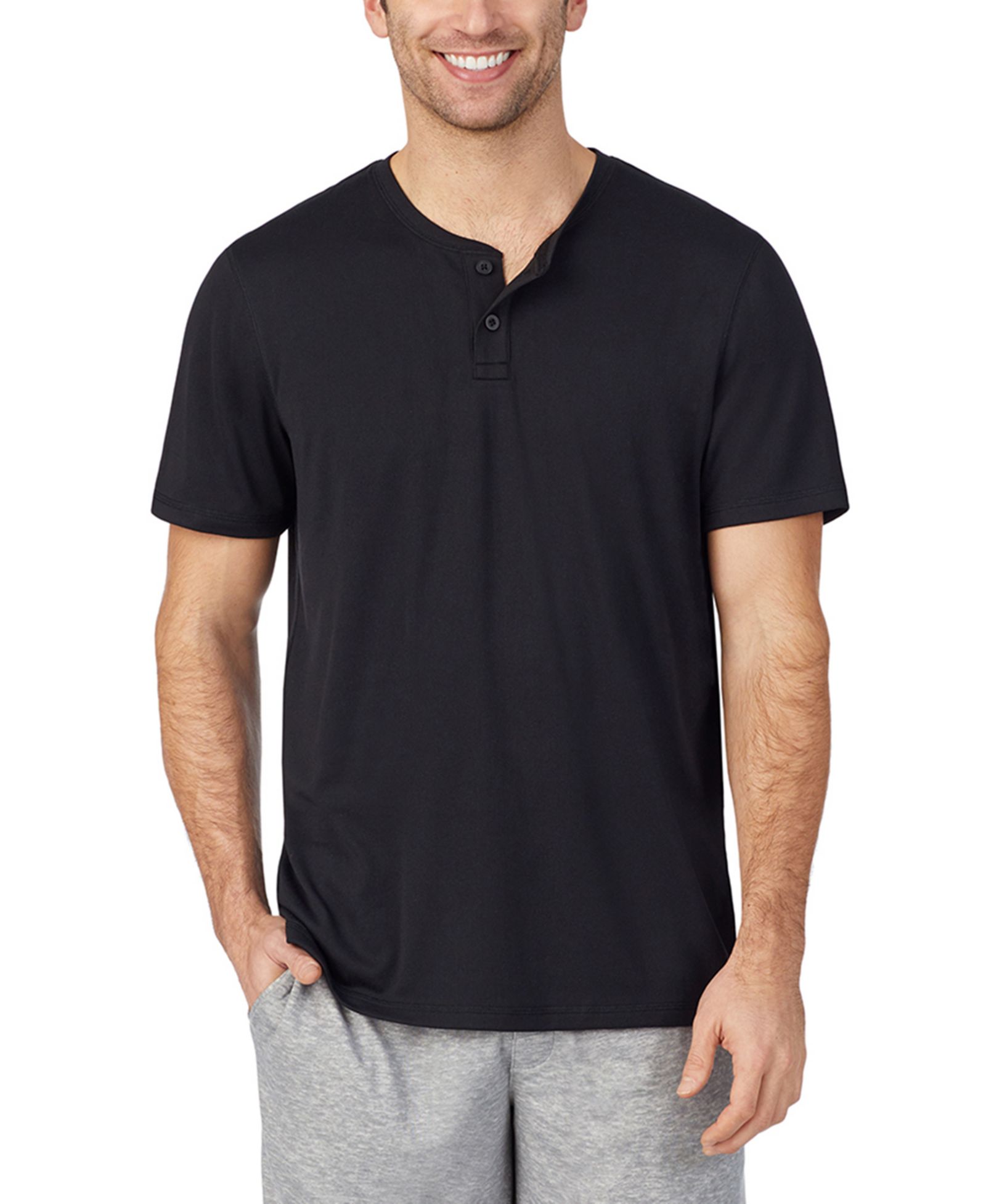 Мужской топ Henley с эффектом инфракрасного излучения Cuddl Duds