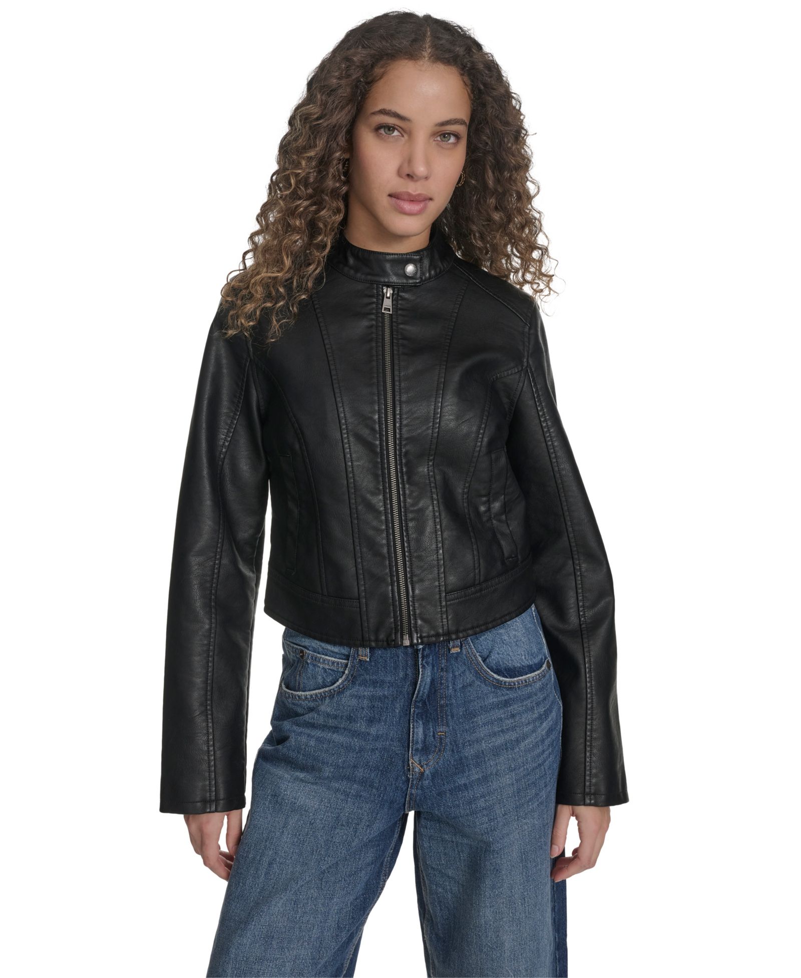 Levi's Women's Faux Leather Racer Jacket