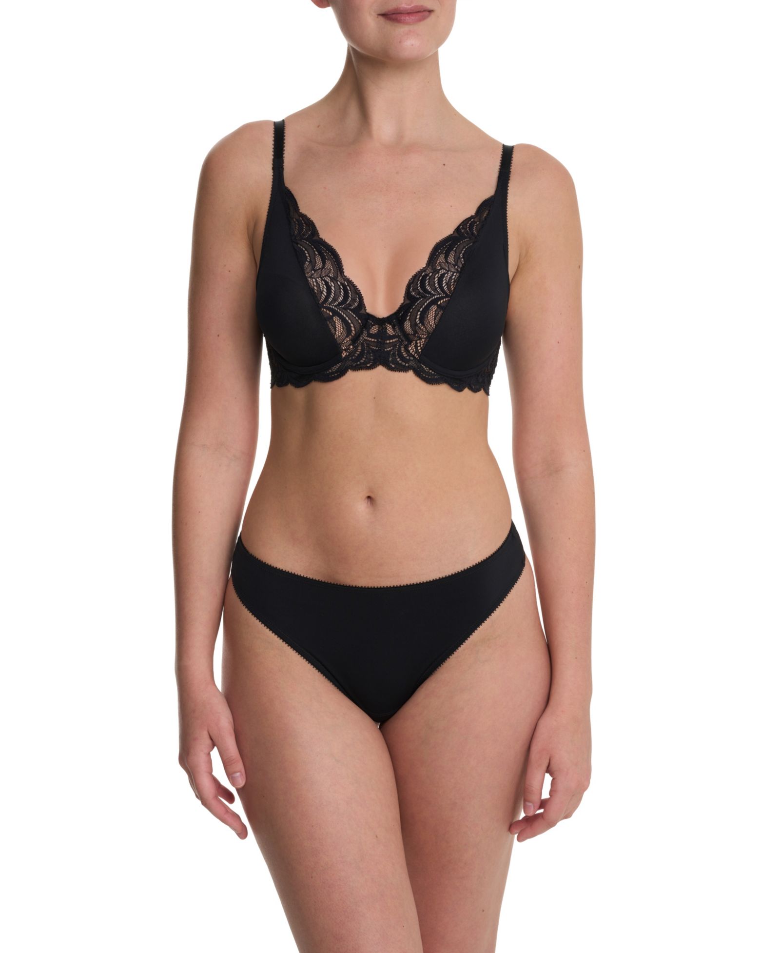 Трусики Natori Persuasion Stretch Lace Minimal Rear Coverage Thong