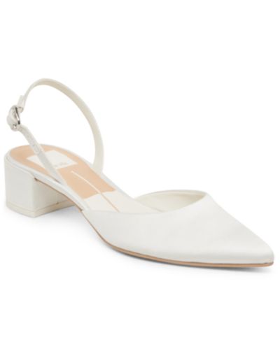 Dolce Vita Women's Carel Two Piece Pointed Toe Low Block Heel Pumps