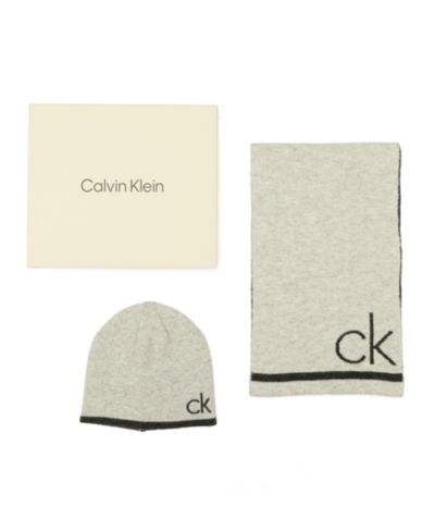 Комплект из 2-х предметов Calvin Klein Men's Fuzzy Scarf and Hat
