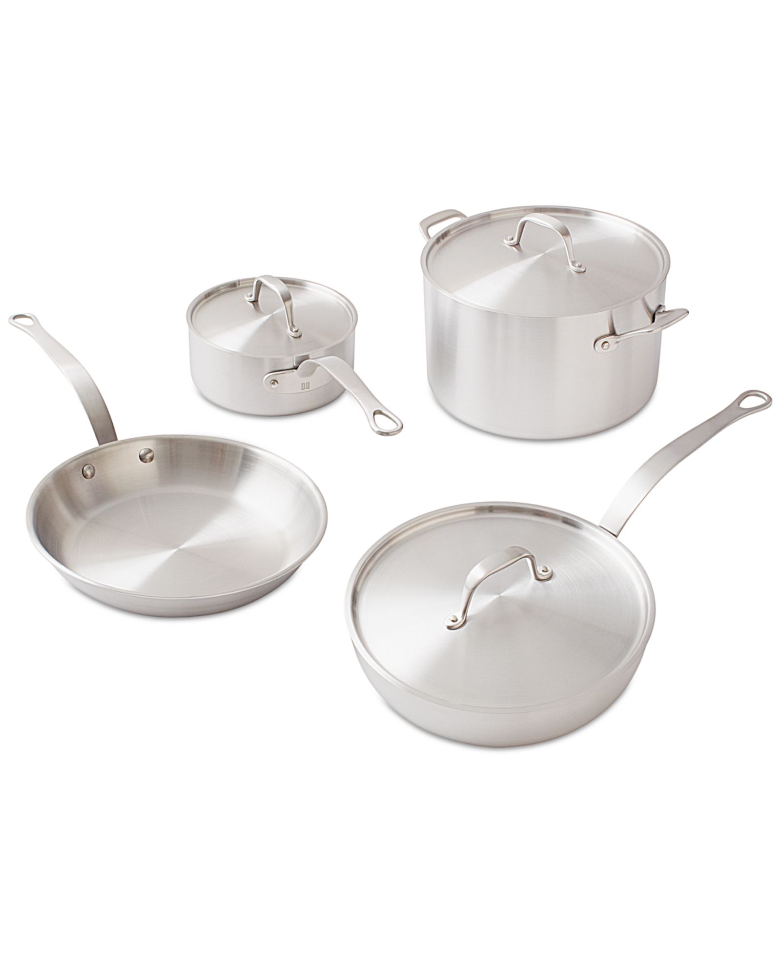 Daniel Boulud Kitchen 7-Pc. Stainless Clad Cookware Set