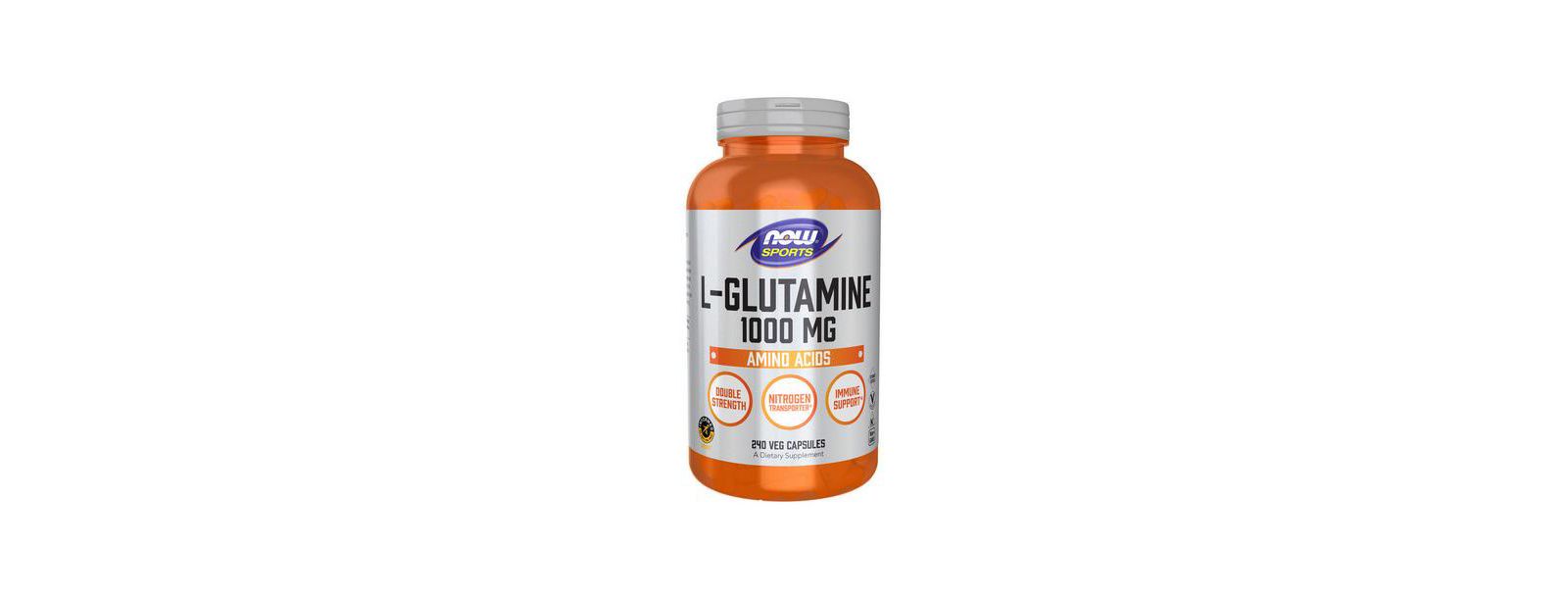 Now Foods L-Glutamine, 1000 mg, 240 капсул