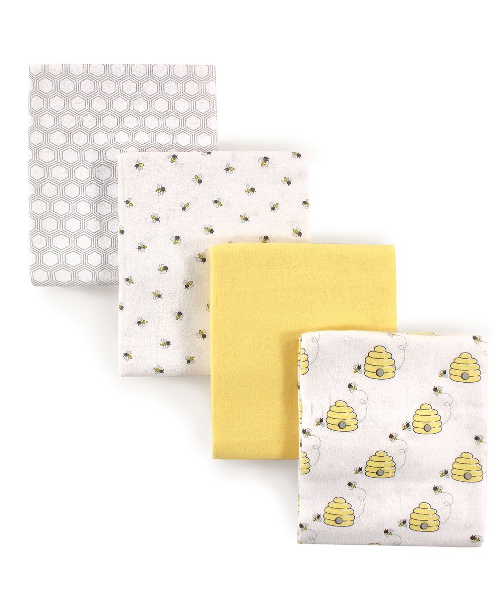 Пеленки Hudson Baby Unisex Cotton Flannel Swaddling Wraps