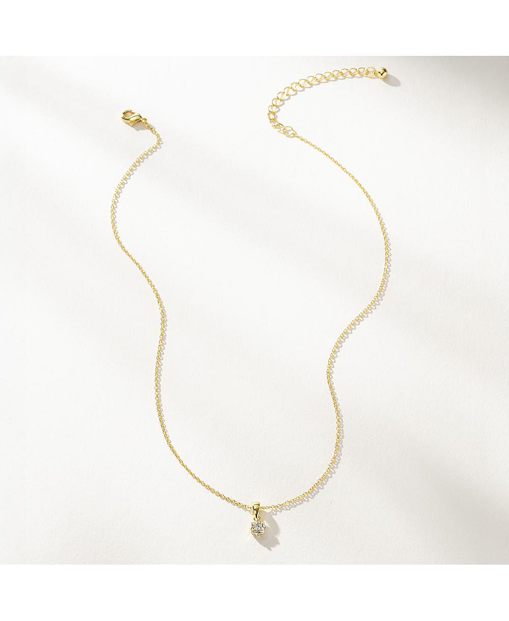 Подвеска Uncommon James 14k Gold-Plated Leading Lady, 14" + 2" extender
