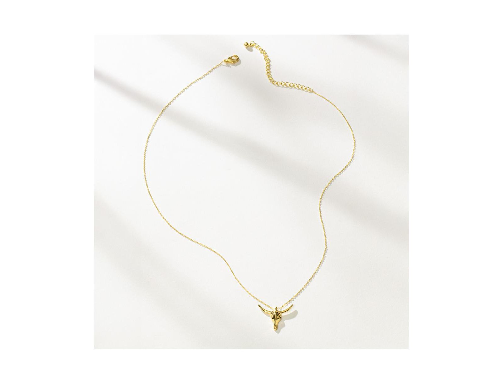 Uncommon James 14K Gold-Plated Fighter Necklace, 20"-23"