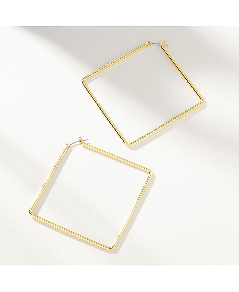 Uncommon James серьги-кольцо Girl Boss 14K Gold-Plated