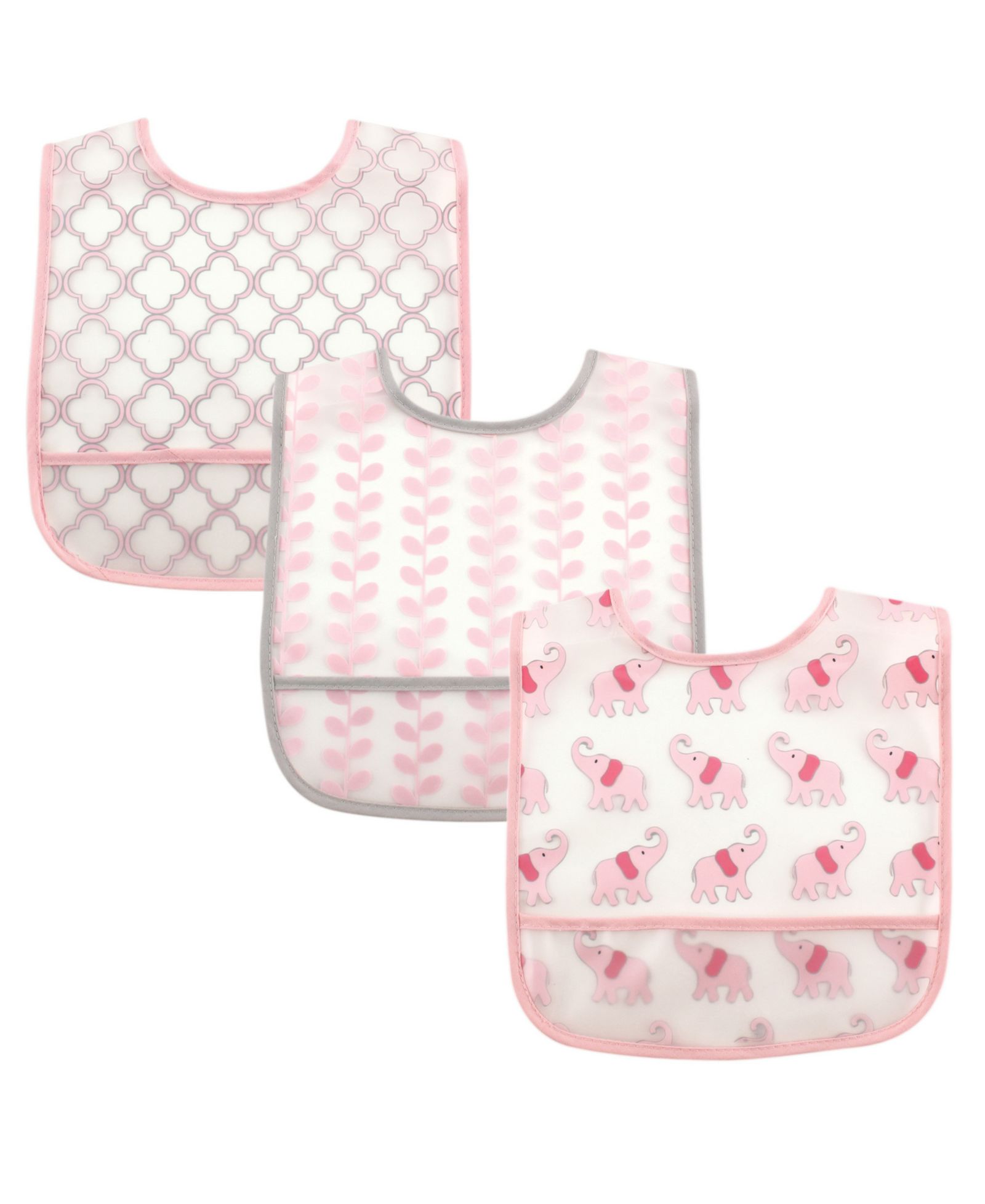 Luvable Friends Durable PEVA Protection Bibs