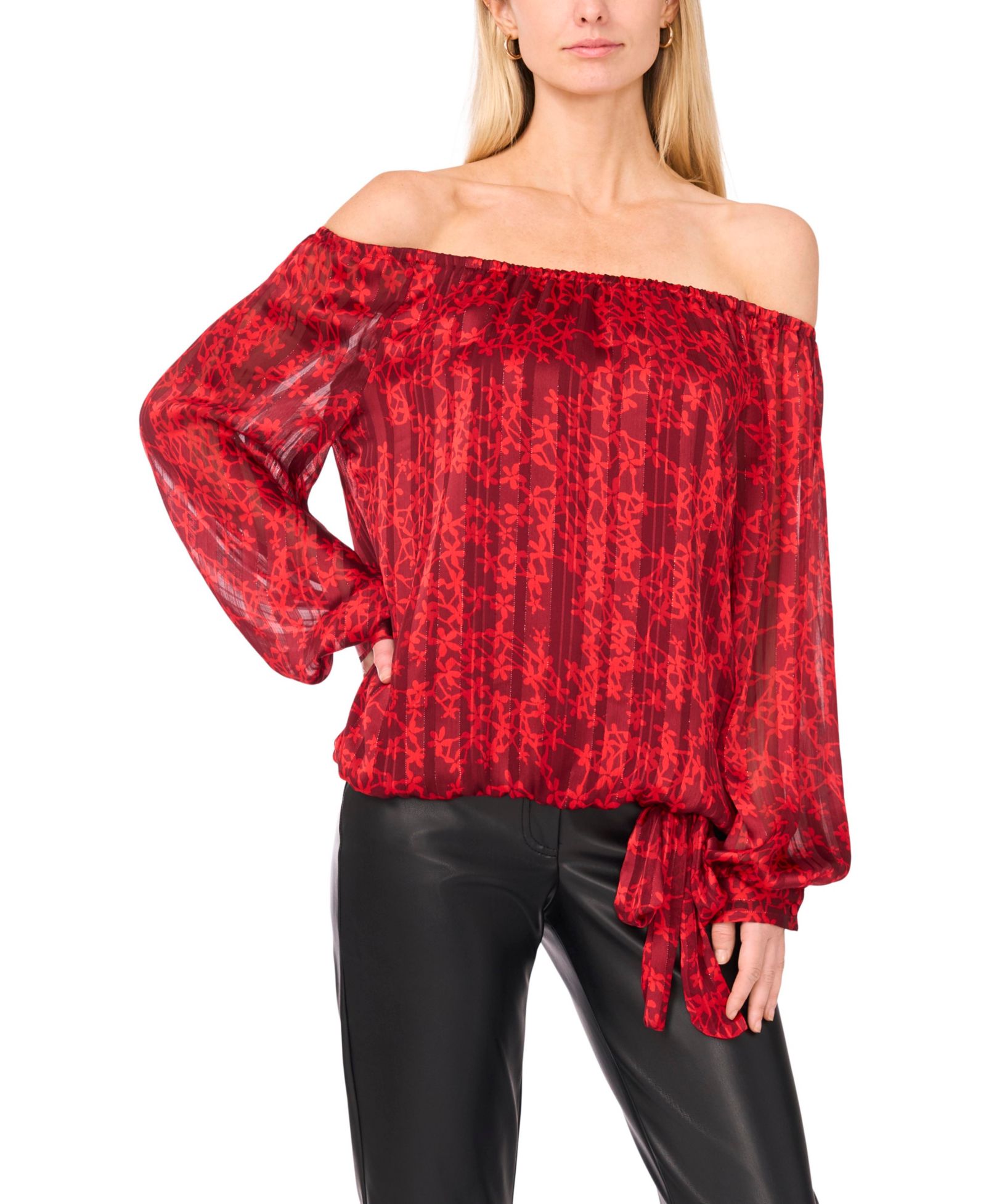 Женский топ Vince Camuto Off Shoulder Long Sleeve