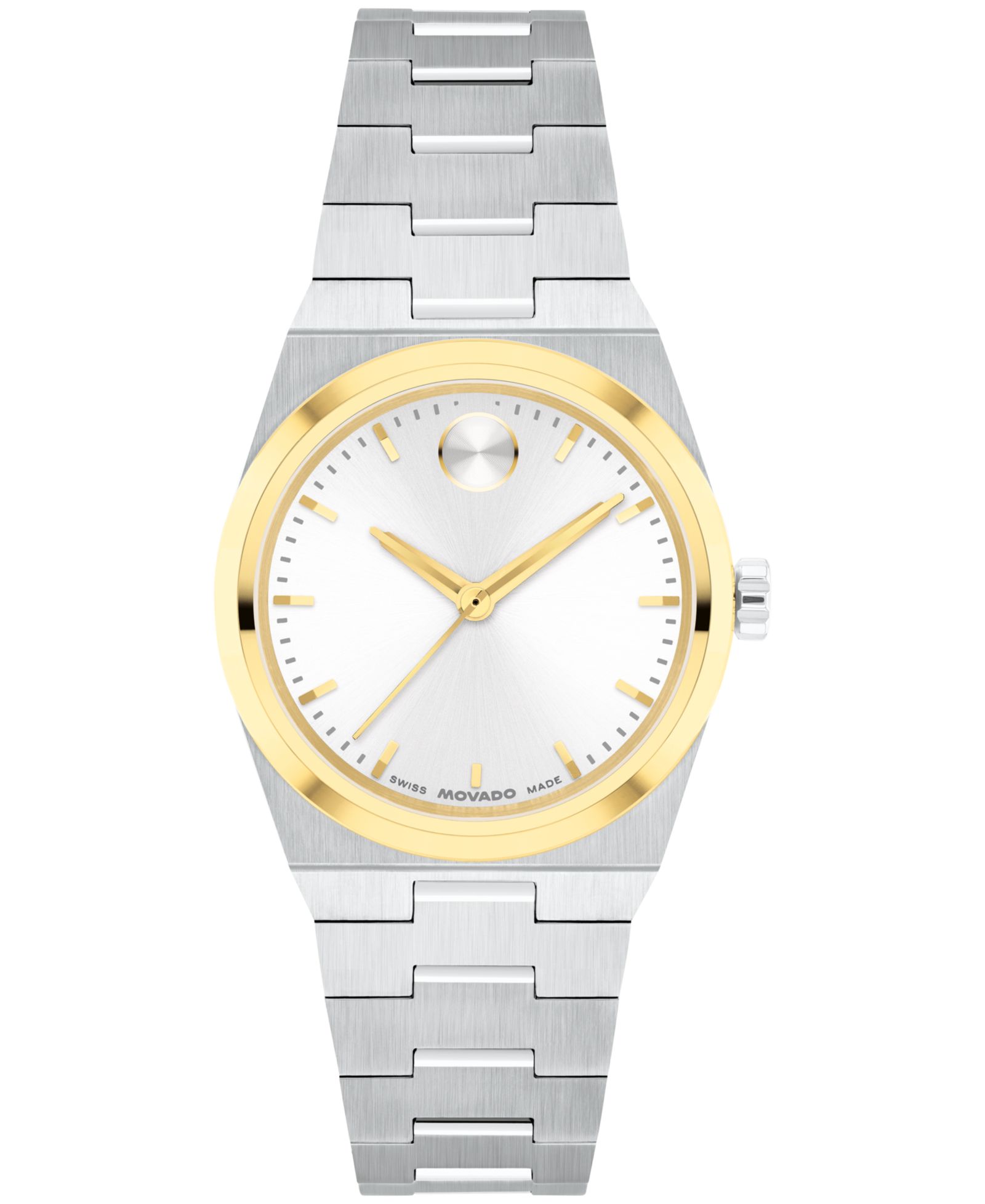 Movado Women's Bold Quest Mini Swiss Quartz Two Tone Stainless Steel Watch, 28mm