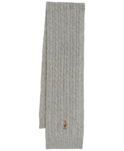 Polo Ralph Lauren Men's Charles Bear Cable Scarf
