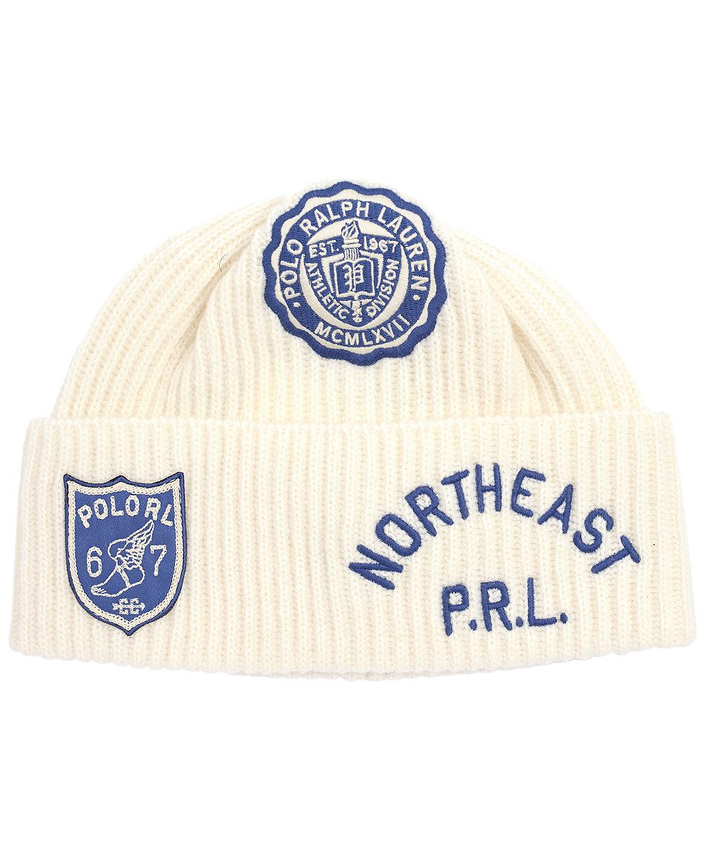 Polo Ralph Lauren Men's Patch Watch Beanie Hat