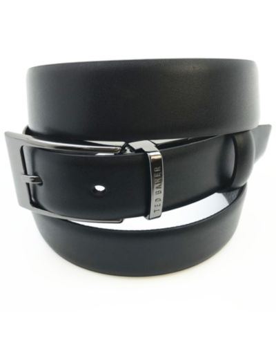 Ted Baker Men's Reversible Double Loop Leather Belt