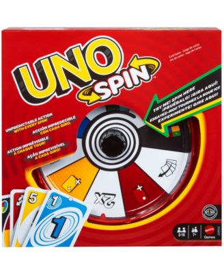 UNO Spin Карточная игра Mattel для детей, взрослых и семейных вечеров, классическая
