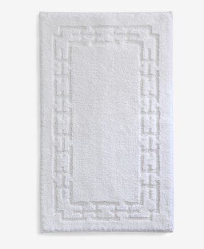 Hotel Collection Sculpted Chain-Link Cotton Bath Rug, 20" x 34", Exclusively at Macy’s
