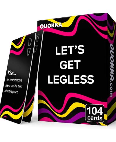Quokka Let's Get Legless Card Game, 104 Cards, Ages 14+