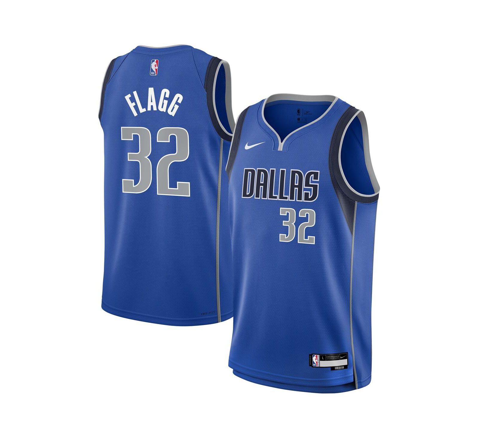 Детская джерси Nike Cooper Flagg Blue Dallas Mavericks Swingman Icon Edition