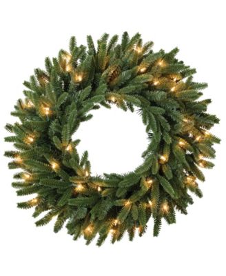 Balsam Hill Pre-Lit 26" BH Fraser Fir Wreath