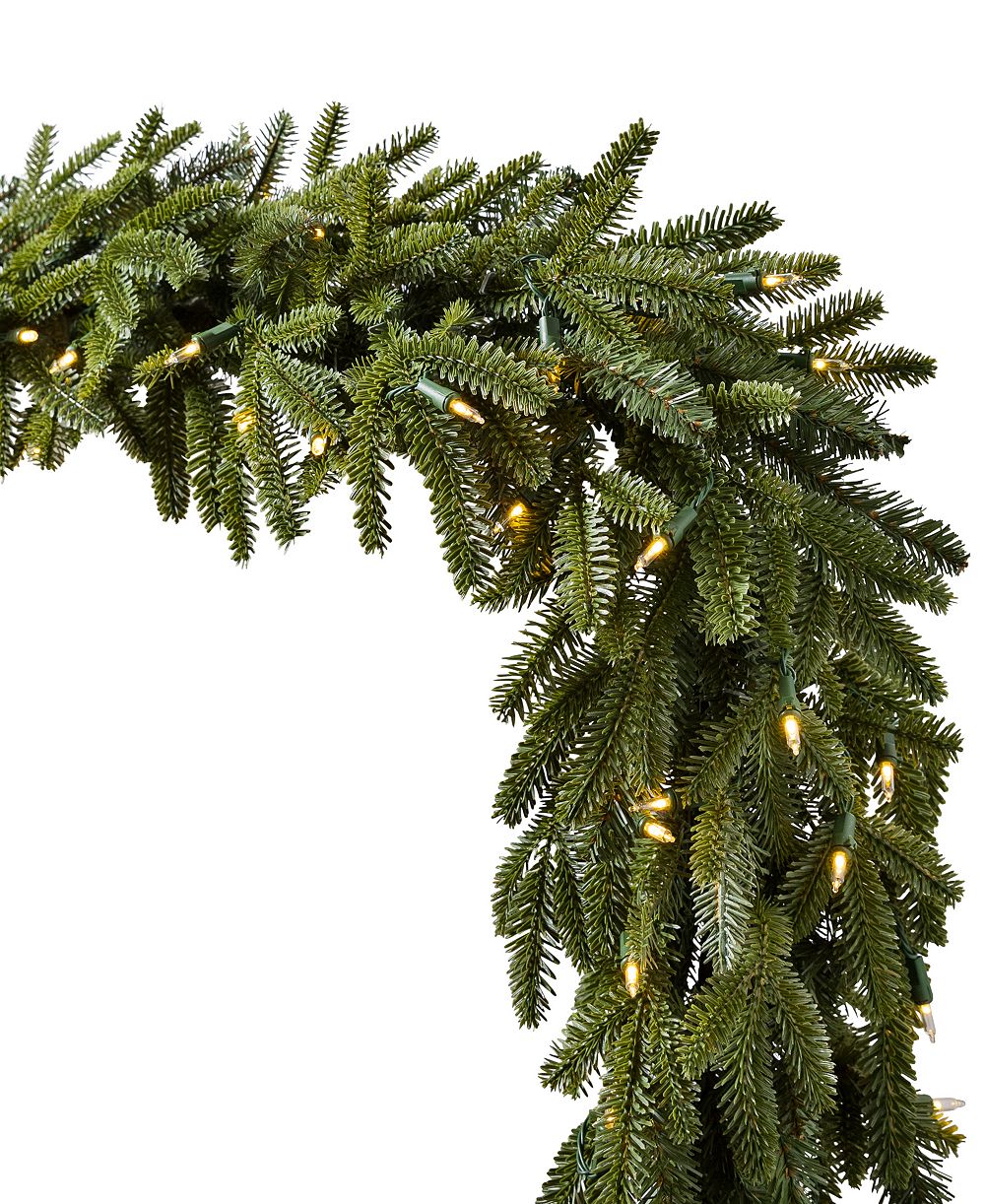 Balsam Hill Гирлянда Fraser Fir с подсветкой, 10 ft