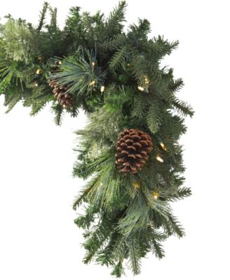 Balsam Hill Pre-Lit 6' Mix Evergreen Garland