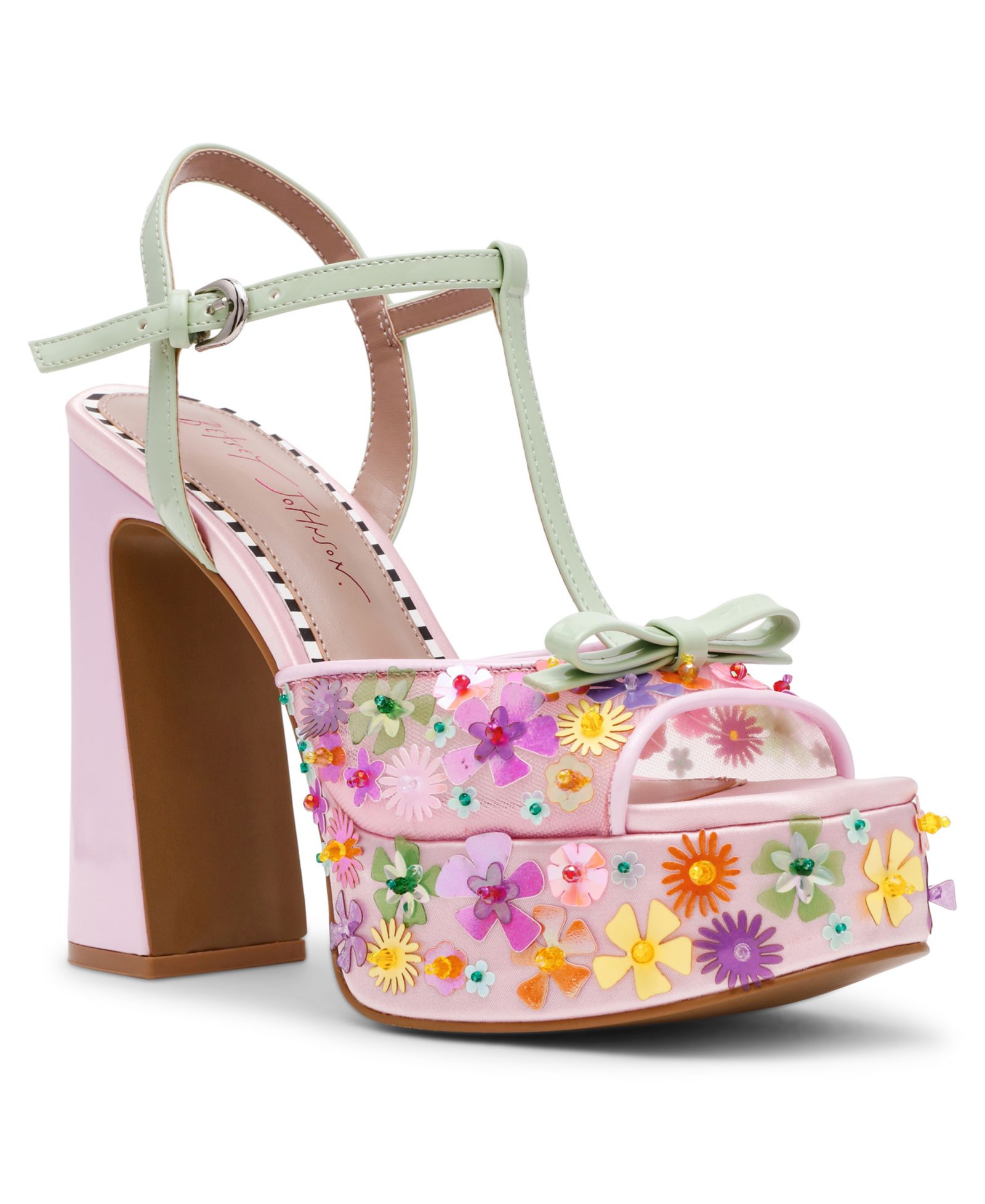 Женские сандалии Betsey Johnson Women's Melodie Ditsy Floral Platform