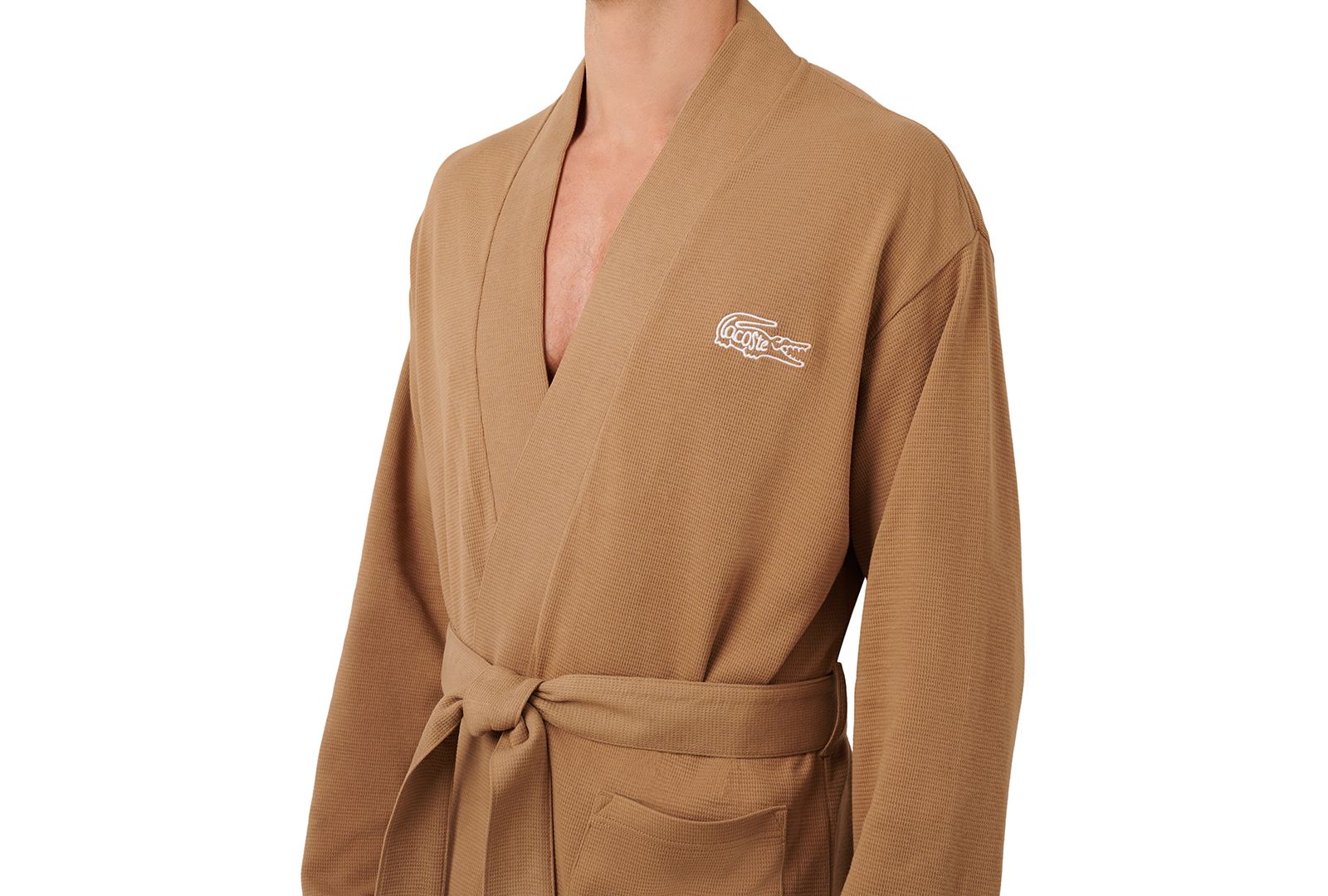 Мужской халат Lacoste Waffle-Knit Thermal Robe