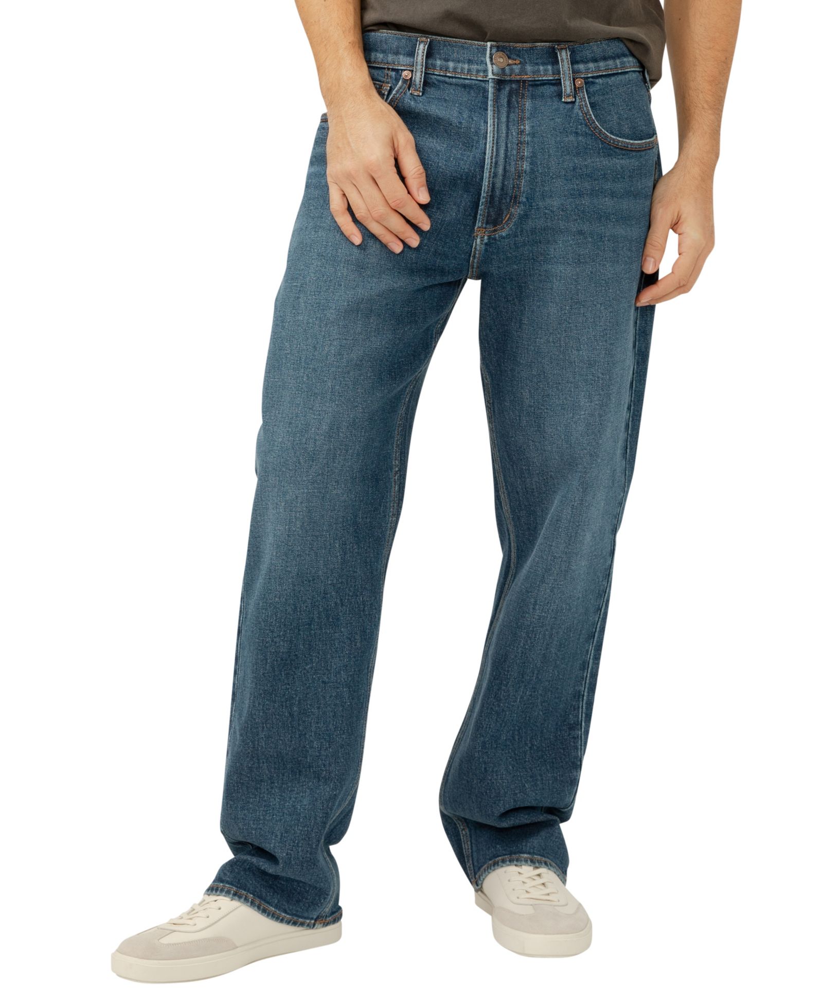 Silver Jeans Co. Men's Relaxed Fit Straight Leg Jeans