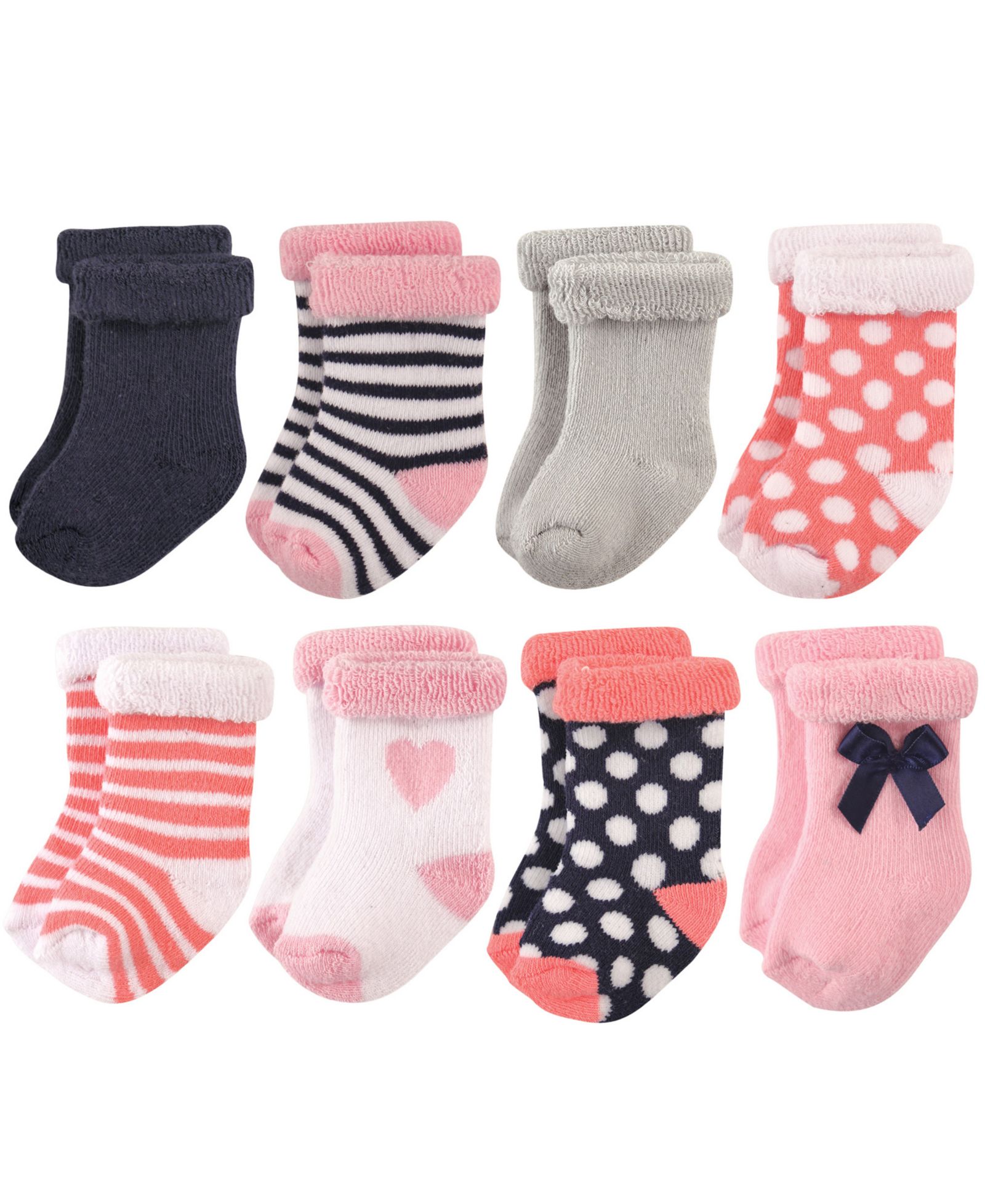 Носки Hudson Baby Terry Roll Cuff 8Pk