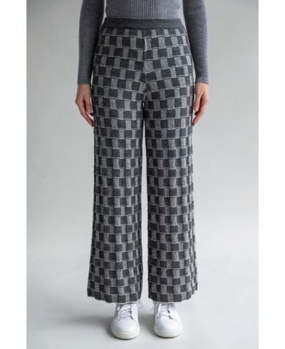 Женские трикотажные брюки SSKEIN Zoe Checkered