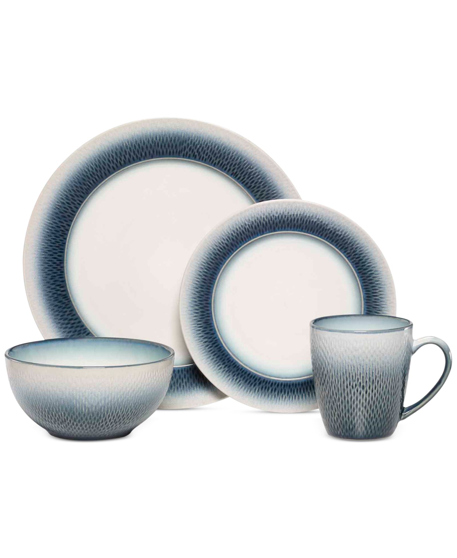 Pfaltzgraff Eclipse Blue набор столовой, 16 Pc., на 4 персоны