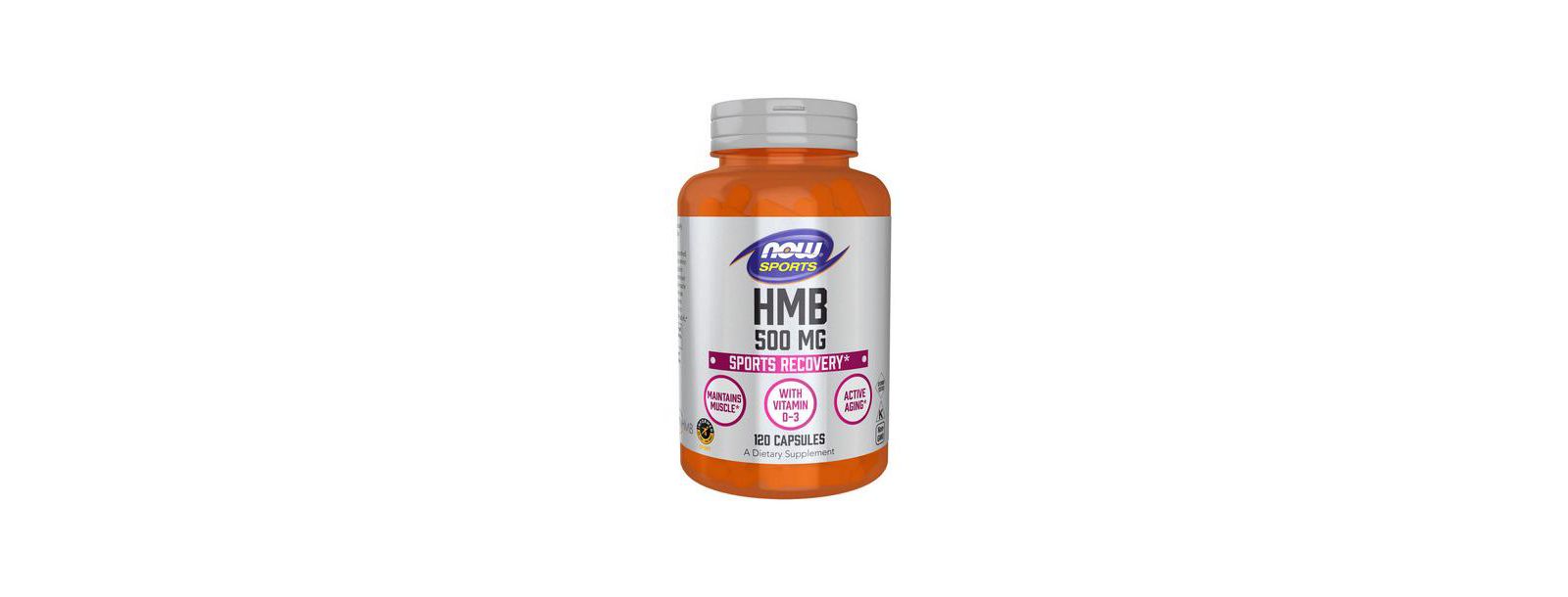 NOW Foods HMB, 500 мг, 120 вегетарианских капсул