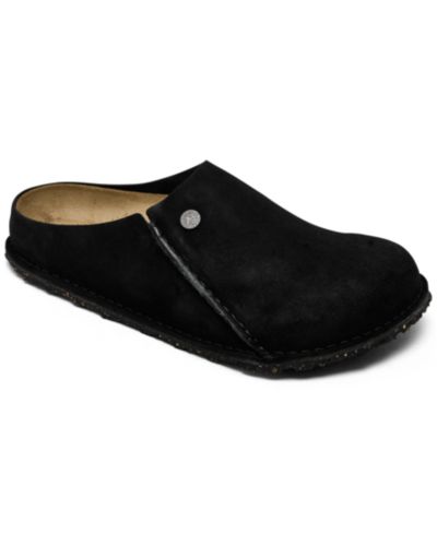Birkenstock Men's Zermatt Premium Suede Leather Clog Slippers from Finish Line