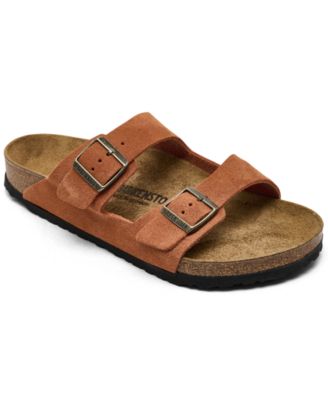 Birkenstock Men's Arizona Suede Leather Sandals from Finish Line