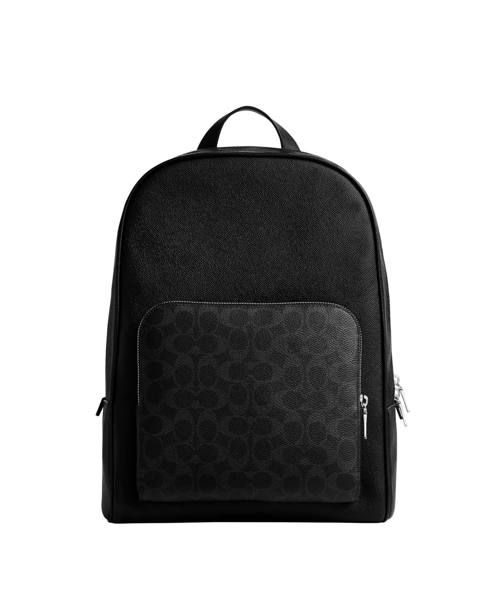 COACH Men's Wade Coated Canvas and Crossgrain Leather Backpack