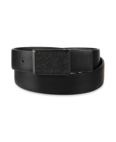 35MM Kenneth Cole Reaction Men's Reversible Compression Plaque Buckle Belt