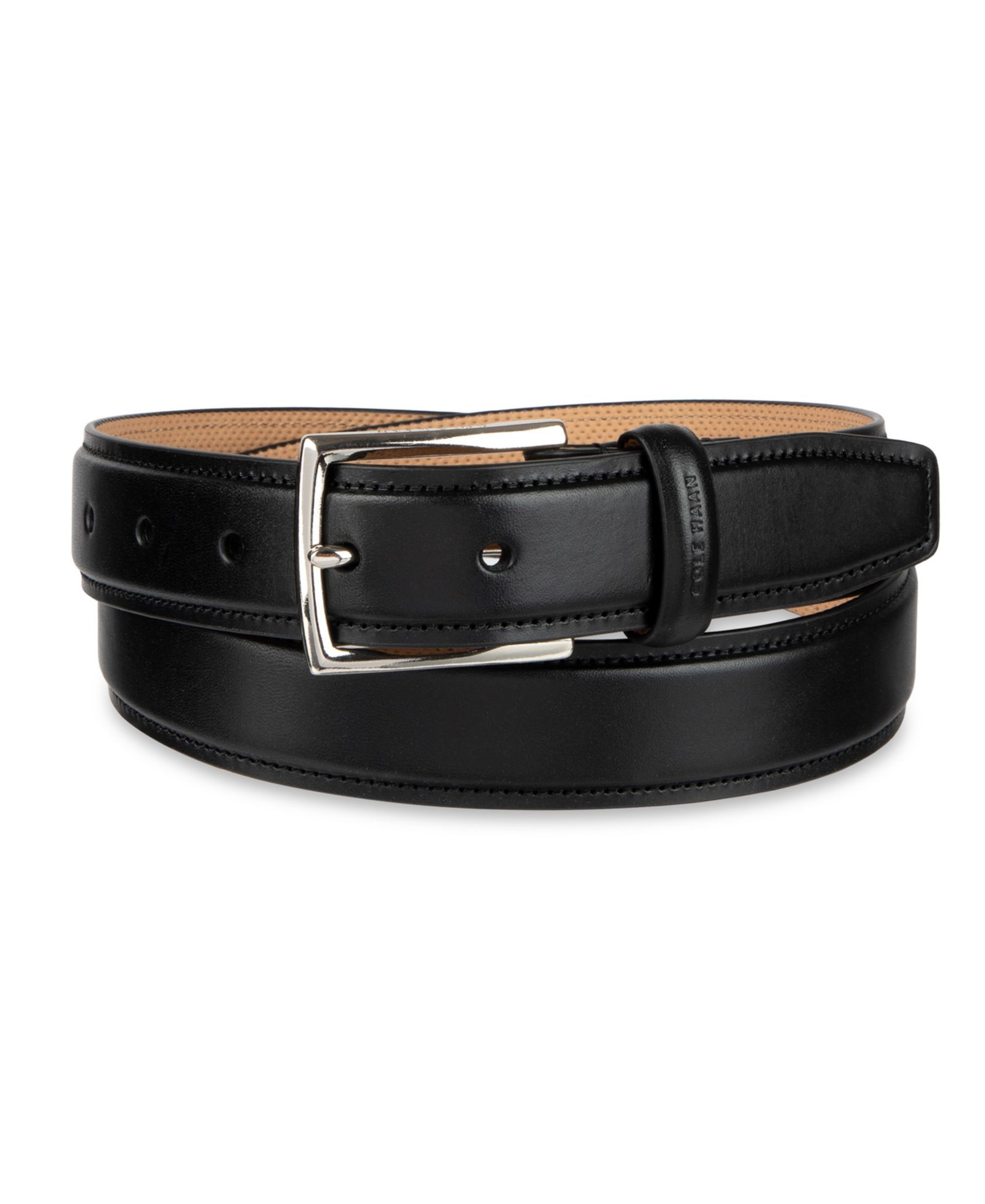 32MM Cole Haan Men's Classic Burnished Edge Dress Belt