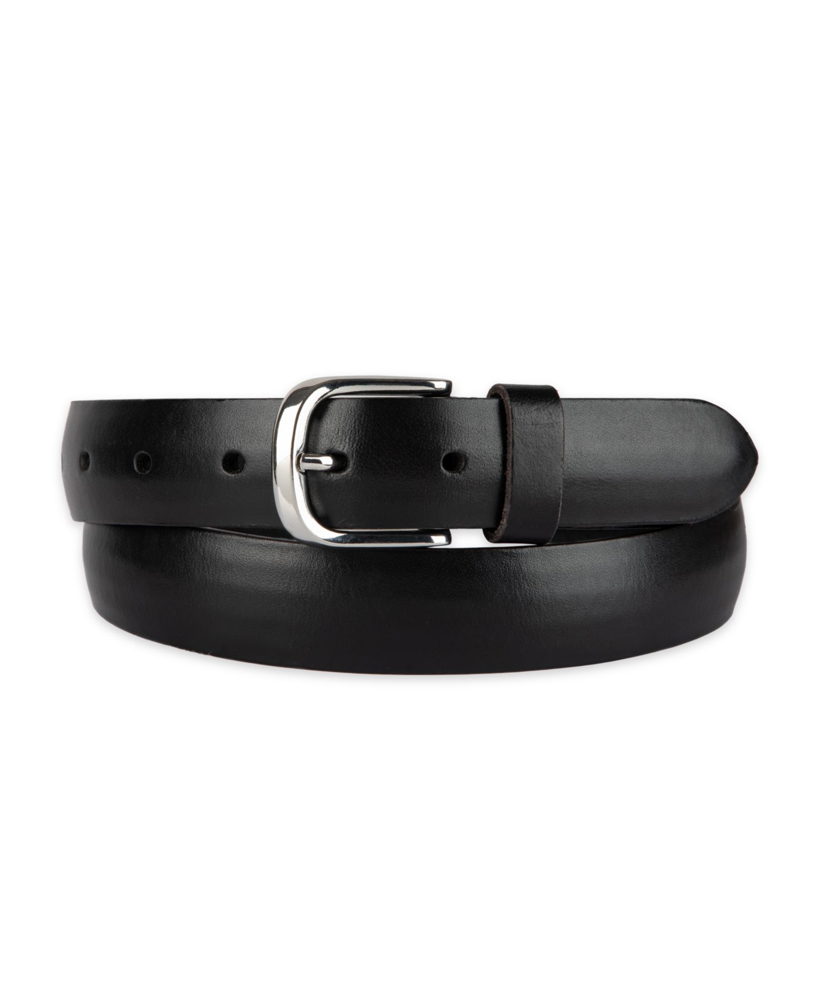 30MM Club Room Luxury Classic Feathered Edge Leather Dress Belt, Macy's Exclusive