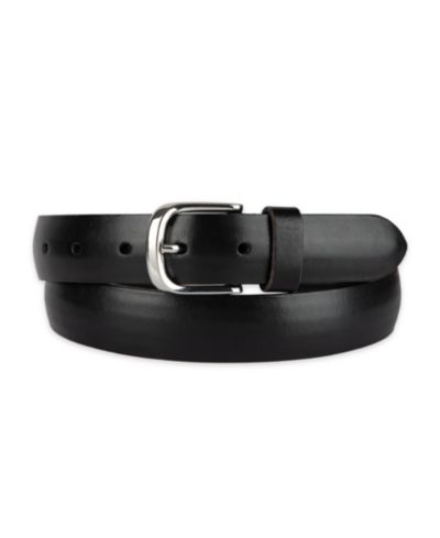 30MM Club Room Luxury Classic Feathered Edge Leather Dress Belt, Macy's Exclusive