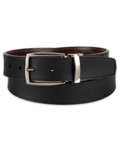 32MM Club Room Men's Luxury 2-In-1 Reversible Dress Belt, Macy's Exclusive