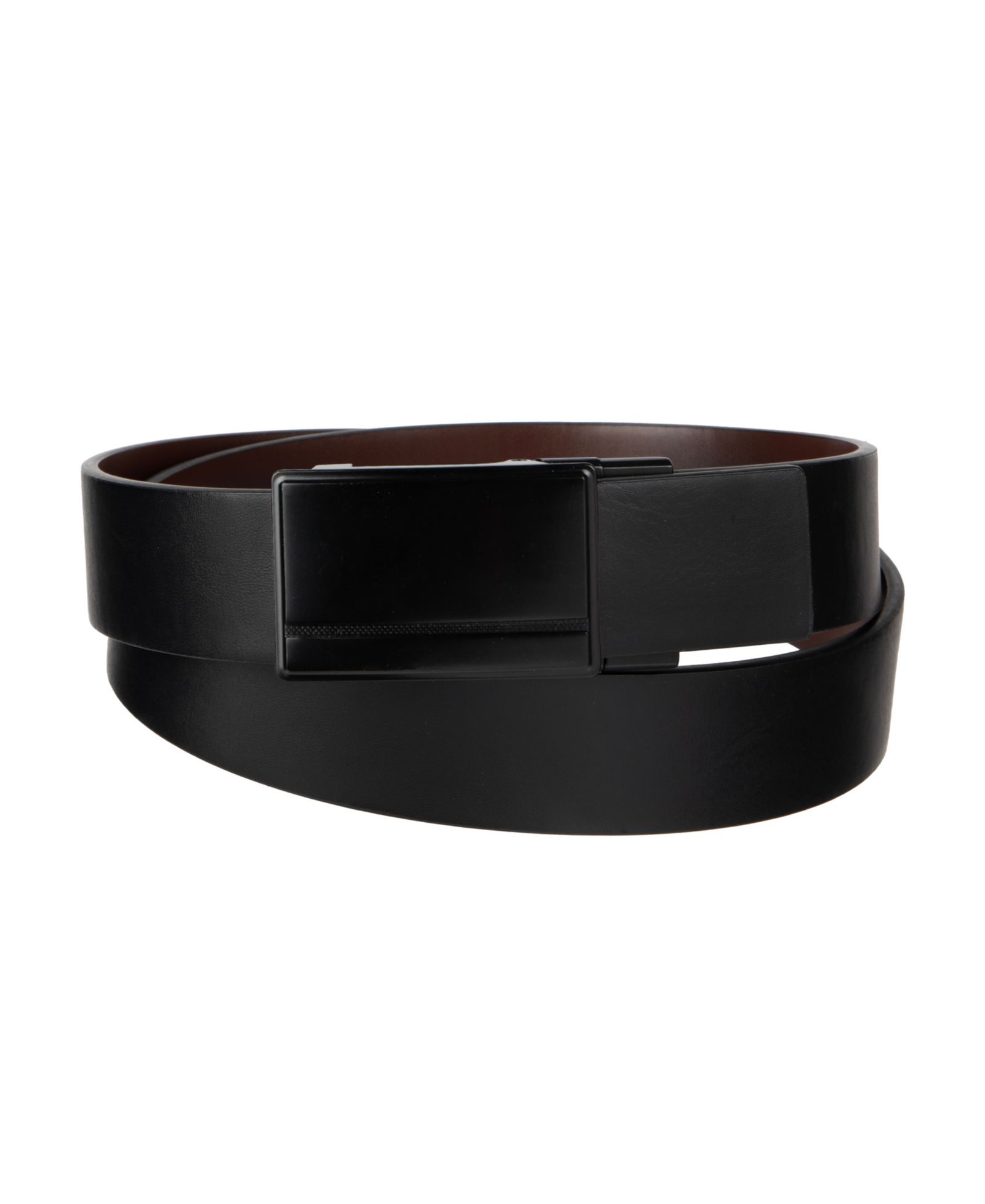 35MM Alfani Men's 2-In-1 Reversible Pressure Locking Leather Buckle Belt, Macy's Exclusive