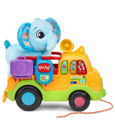 Vtech Rescue Elephant Light-Up 4-Piece Truck Playset, Ages 12-36 Months